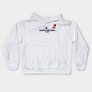 DeHavilland Canada Dash 8-300/Q300 - Qantaslink Kids Hoodie